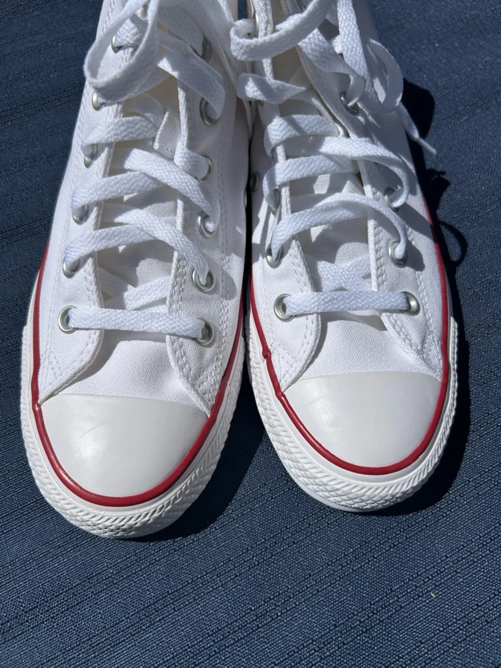 CONVERSE CTAS Chuck Taylor All Star Hi Sneaker M6 W8 WIDE WIDTH Optic NIB - Picture 3 of 12